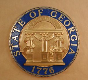 Georgia Seal with rim color