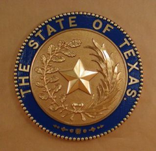 Texas Seal with rim color