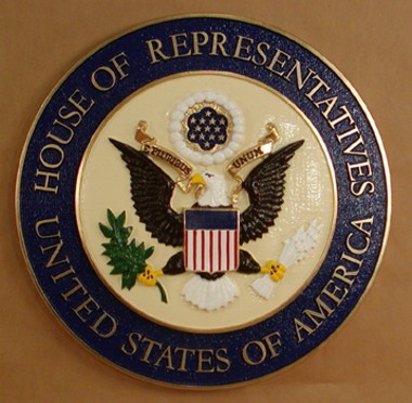 U.S. House of Representatives Wall Seal / www.dondero.com