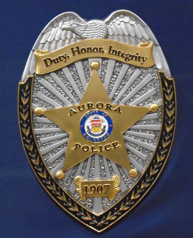 Colorado Aurora City Police Badge